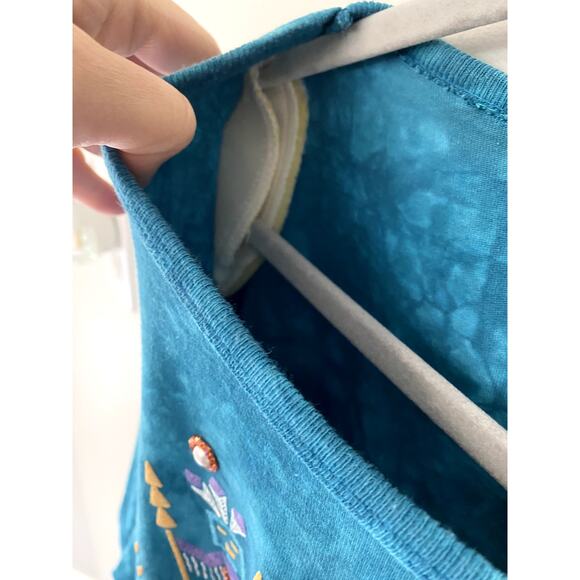 Vintage 90's Western/Tribal Graphic Tye Die T Shirt Womens Sz XL - Picture 11 of 12